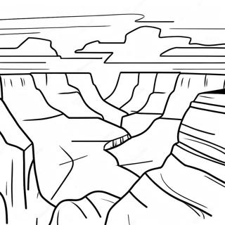 Pahina Ng Kulay Ng Grand Canyon Sa Takipsilim 138772-70038