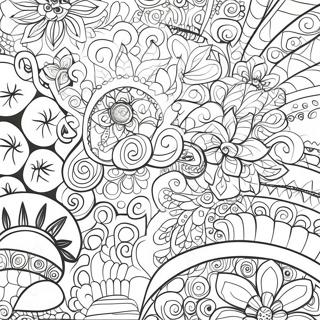 Mga Posca Marker Coloring Pages