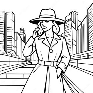 Carmen Sandiego Sa Isang Mysterious Na Lungsod Na Pahina Ng Kulay 139052-70253