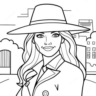 Carmen Sandiego Coloring Pages