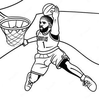 Kyrie Irving Coloring Pages