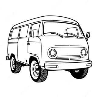 Van Coloring Pages