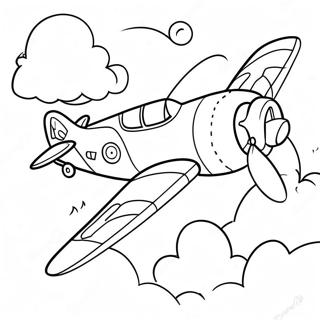 Mga Eroplano Coloring Pages