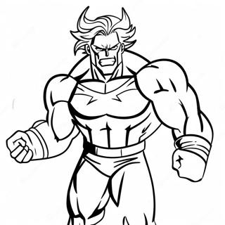 Pahina Ng Kulay Ng All Might Heroic Pose 16634-3630