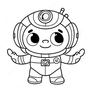 Kapitan Barnacles Pahina Ng Kulay Ng Octonauts 16824-3666