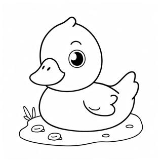 Kaakit Akit Na Sanggol Na Bibe Coloring Page 17088-3737