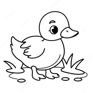 Kaakit Akit Na Sanggol Na Bibe Coloring Page 17088-3738