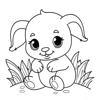 Cute Na Mga Sanggol Na Hayop Coloring Page 17259-3767