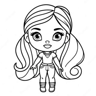 Bratz Fashion Doll Na Pahina Ng Kulay 17710-3866