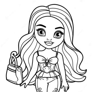 Bratz Fashion Doll Na Pahina Ng Kulay 17710-3867