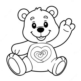 Care Bear Mga Pahina Ng Kulay