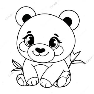 Lisa Frank Cute Na Pahina Ng Kulay Ng Panda 19825-4340
