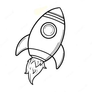 Raketang May Makukulay Na Apoy Na Pahina Ng Kulay 21196 4635