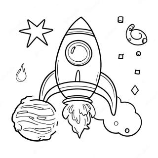 Mga Rocket Coloring Pages