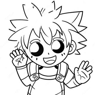 Deku Kasama Si Bakugo Na Pahina Ng Kulay 21600-4717