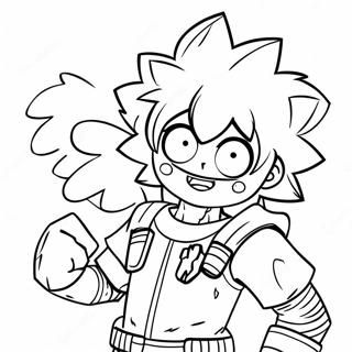 Deku Coloring Pages