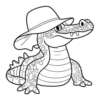 Crocodile Coloring Pages