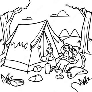 Camping Coloring Pages