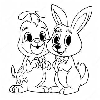 Masiglang Mga Hayop Ng Disney Sa Mga Kasuotan Ng Pasko Na Pahina Ng Kulay 22669 4957