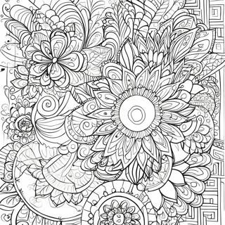 Pattern Coloring Pages