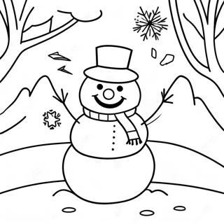 Snowman Coloring Pages