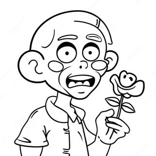 Zombie Coloring Pages