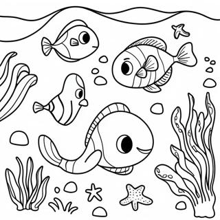 Mapangahas Na Buhay Sa Karagatan Na Pahina Ng Kulay 23495-5135