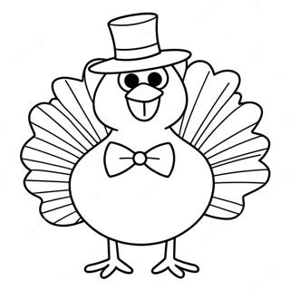 Nakakatawang Pabo Na May Bowtie Na Pahina Ng Kulay 23596 5154