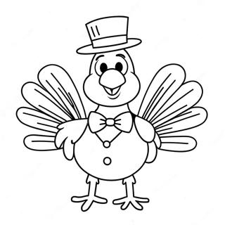 Nakakatawang Pabo Na May Bowtie Na Pahina Ng Kulay 23596 5155