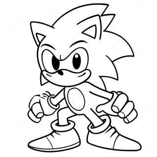 Sonic Exe Coloring Pages