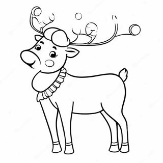 Reindeer Coloring Pages