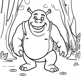 Shrek Sa Basang Lupa Na Pahina Ng Kulay 24076-5247