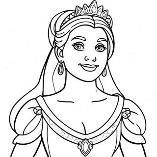 Si Fiona Bilang Isang Prinsesa Na Pahina Ng Kulay 24077-5249