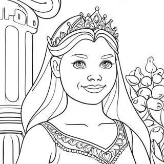 Si Fiona Bilang Isang Prinsesa Na Pahina Ng Kulay 24077-5250