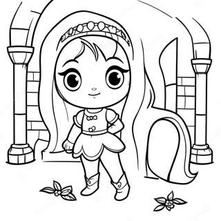 Aphmau Sa Enchanted Castle Na Pahina Ng Kulay 24724 5397