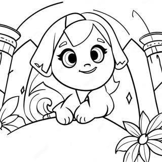 Aphmau Sa Enchanted Castle Na Pahina Ng Kulay 24724 5398