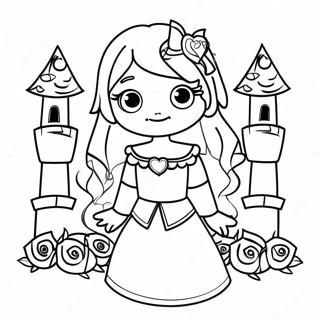 Aphmau Sa Enchanted Castle Na Pahina Ng Kulay 24724 5399