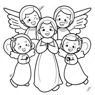 Pahina Ng Kulay Ng Mga Anghel Na Umaawit 25341 5531