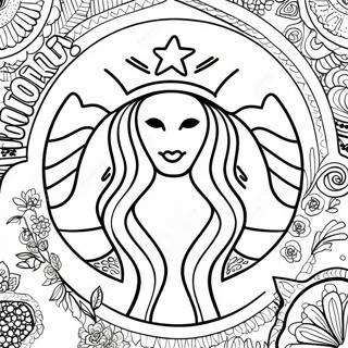 Pahina Ng Kulay Ng Starbucks Logo 25524-5565