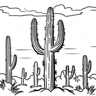 Pahina Ng Kulay Ng Mataas Na Saguaro Cactus 26622-5805