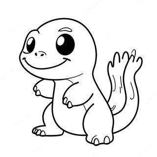 Cute Na Charmander Na Pahina Ng Kulay 27086-5894