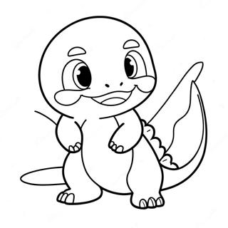 Cute Na Charmander Na Pahina Ng Kulay 27086-5895