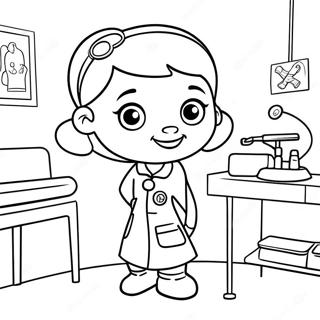 Doc Mcstuffins Sa Klinika Na Pahina Ng Kulay 27295-5938