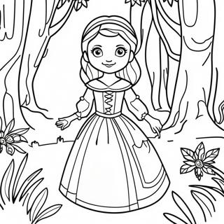 Anna Sa Mahikang Gubat Pahina Ng Kulay 27944-6089