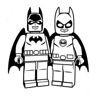 Lego Batman At Robin Na Pahina Ng Kulay 29295-6377