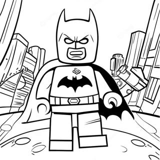 Lego Batman Sa Gotham City Na Pahina Ng Kulay 29298 6392