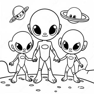Pahina Ng Kulay Ng Pamilya Ng Alien Sa Planet 29762-6488