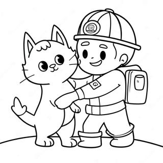 Bumbero Coloring Pages