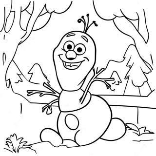 Olaf Kasama Ang Mga Kaibigan Na Pahina Ng Kulay 31922-6962