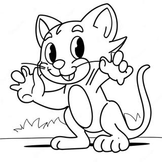 Tom At Jerry Mapaglarong Pagsas Prank Na Pahina Ng Kulay 33350-7282